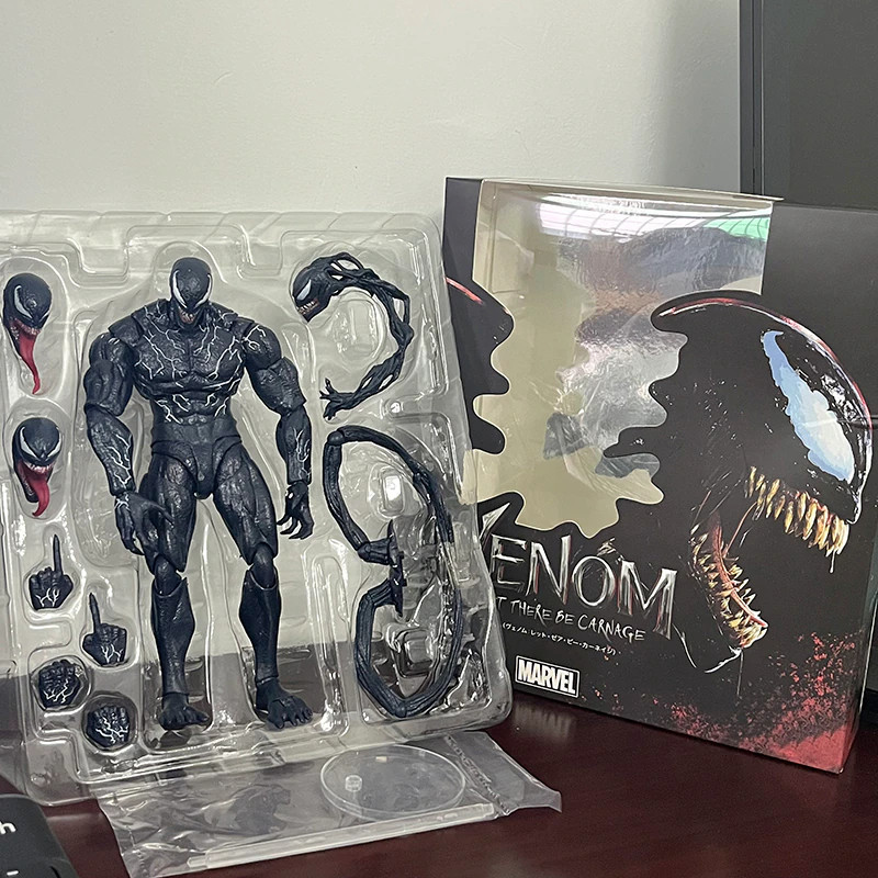 New SHF Venom Let There Be Carnage 2nd Ver. 8" Action Figure Boxed Toys Gifts