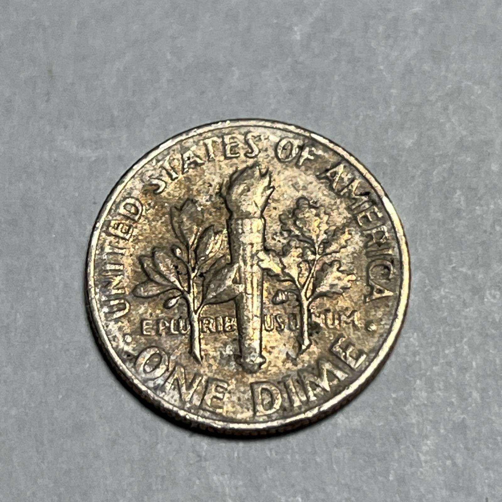 1965 Roosevelt Dime Errors DDO Strike Through Grease Toning