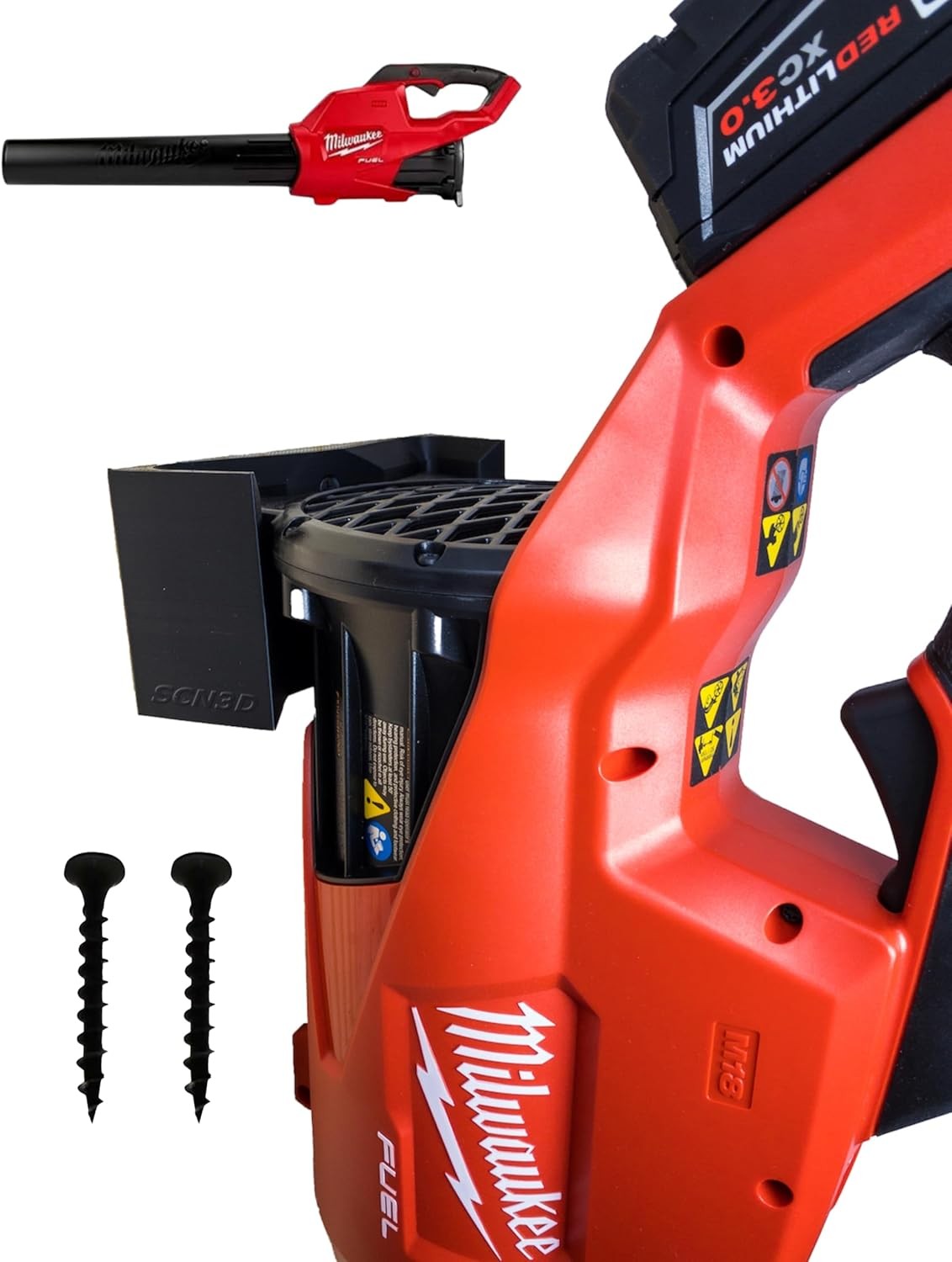 Milwaukee M18 Fuel Leaf Blower Wall Mount - Compatible with 2724-20 & 2724-21 -