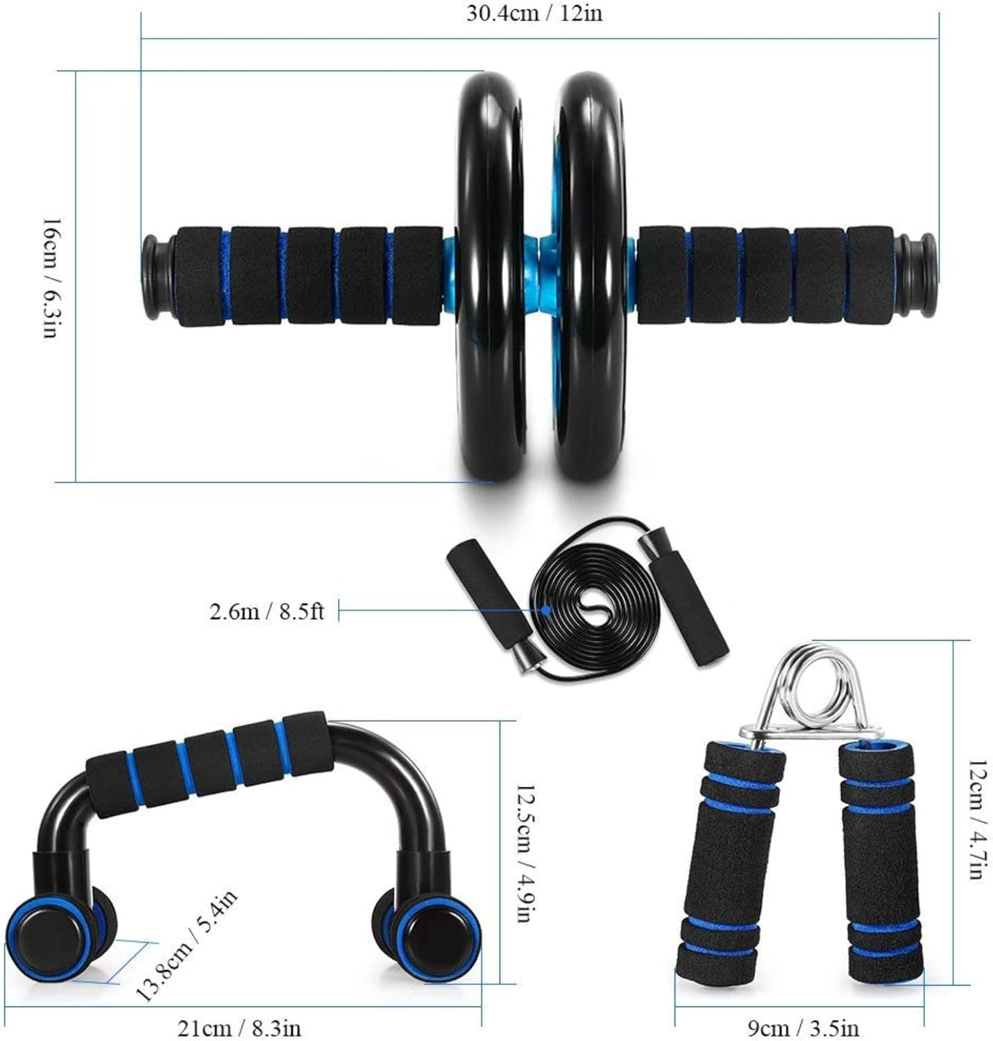 AB Wheel Pro Rodillo De Ejercicio Para Abdominales Y Brazos, Rueda Abdominal NEW