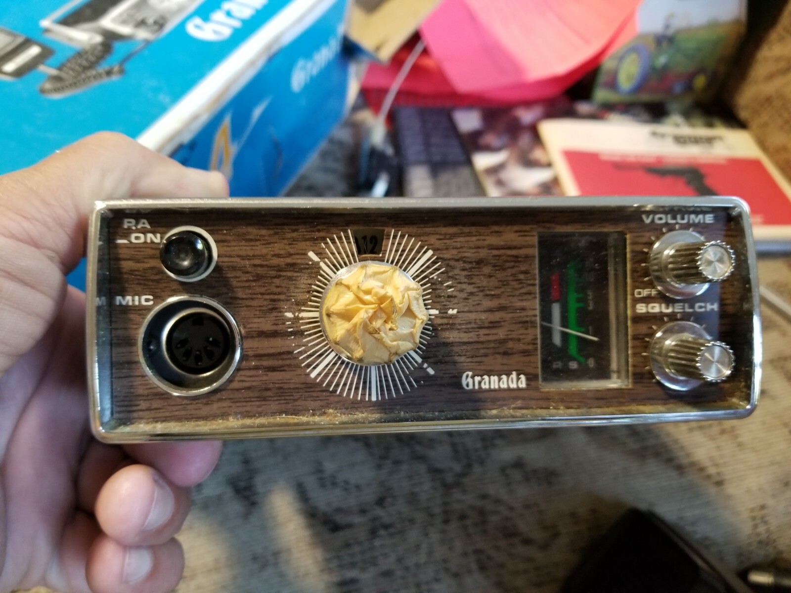 Granada CB-4 CB Radio Transceiver 23 Channel Citizen Band Mobile w/ Microphone
