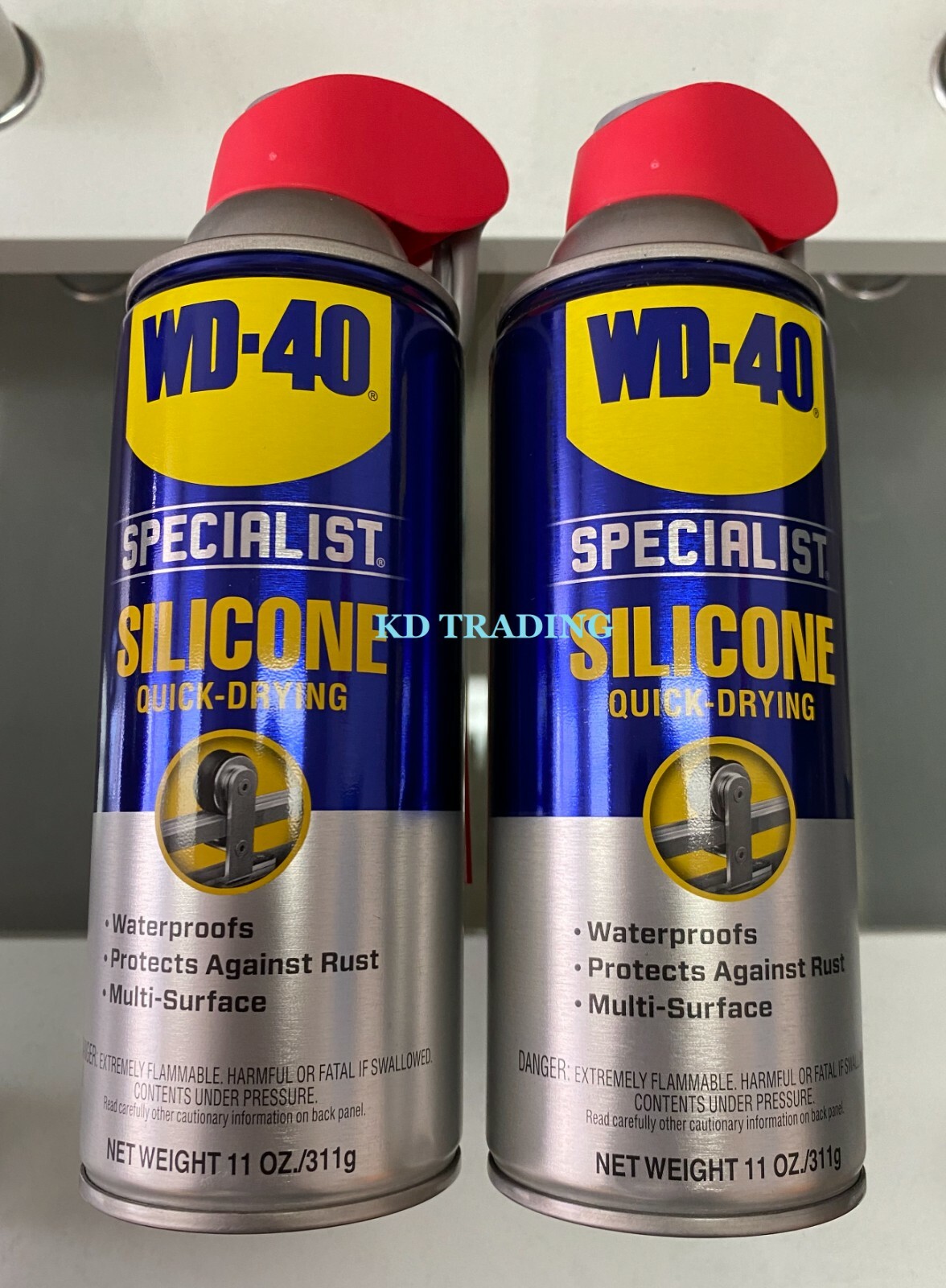 (2-PK) WD-40 SPECIALIST SILICONE Waterproof Anti-Rust Lubricant for Valves Locks