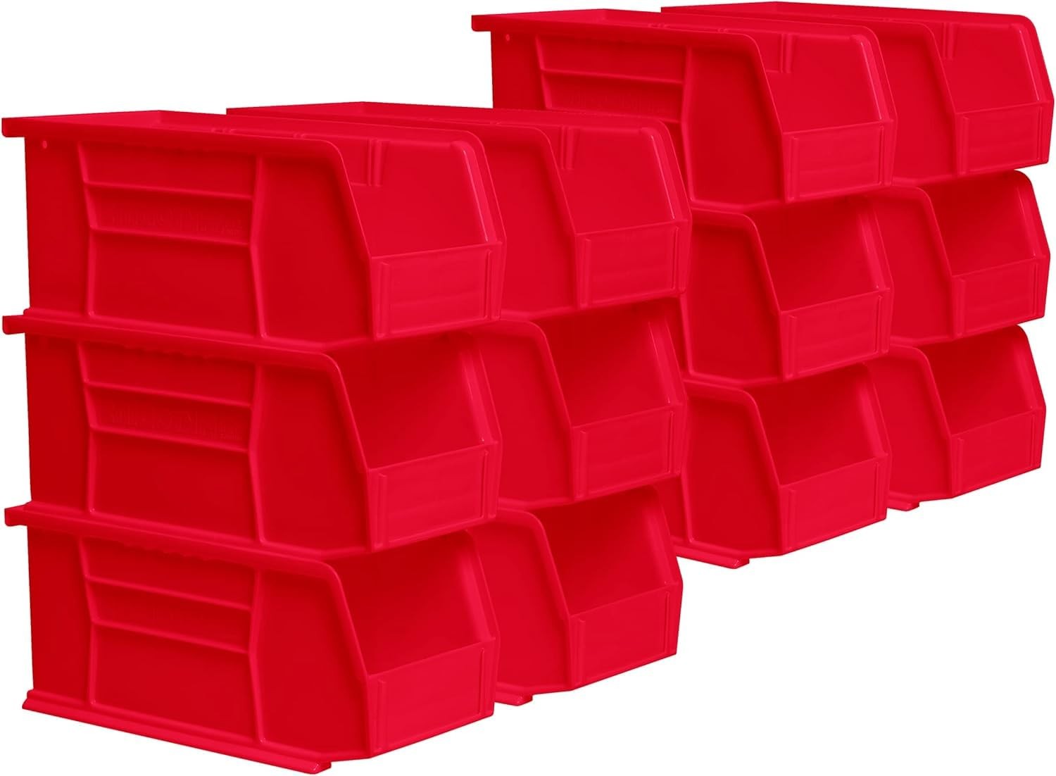 AkroMils 30230 AkroBins Plastic Storage Bins, SpaceSaving Stackable Bins for ...