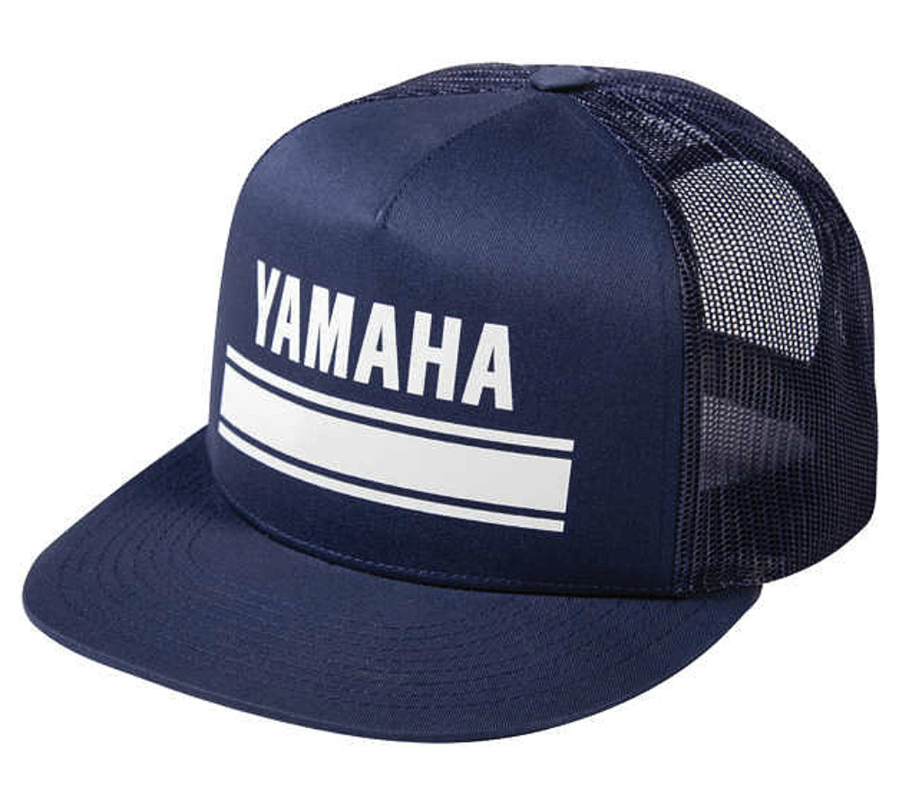 Factory Effex Yamaha Legend Snapback Trucker Hat Navy Blue