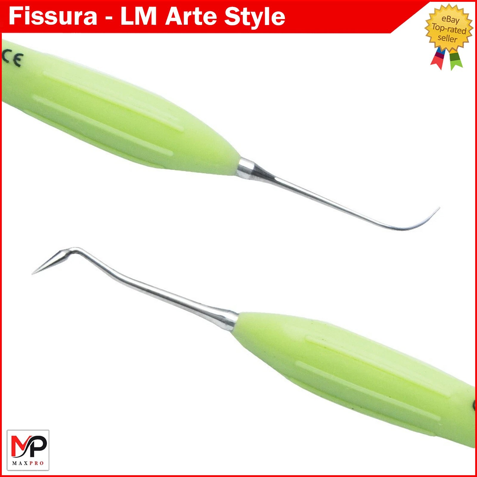 Dental Composite Filling Instruments Silicon Handle Restorative Tools, Set of 5