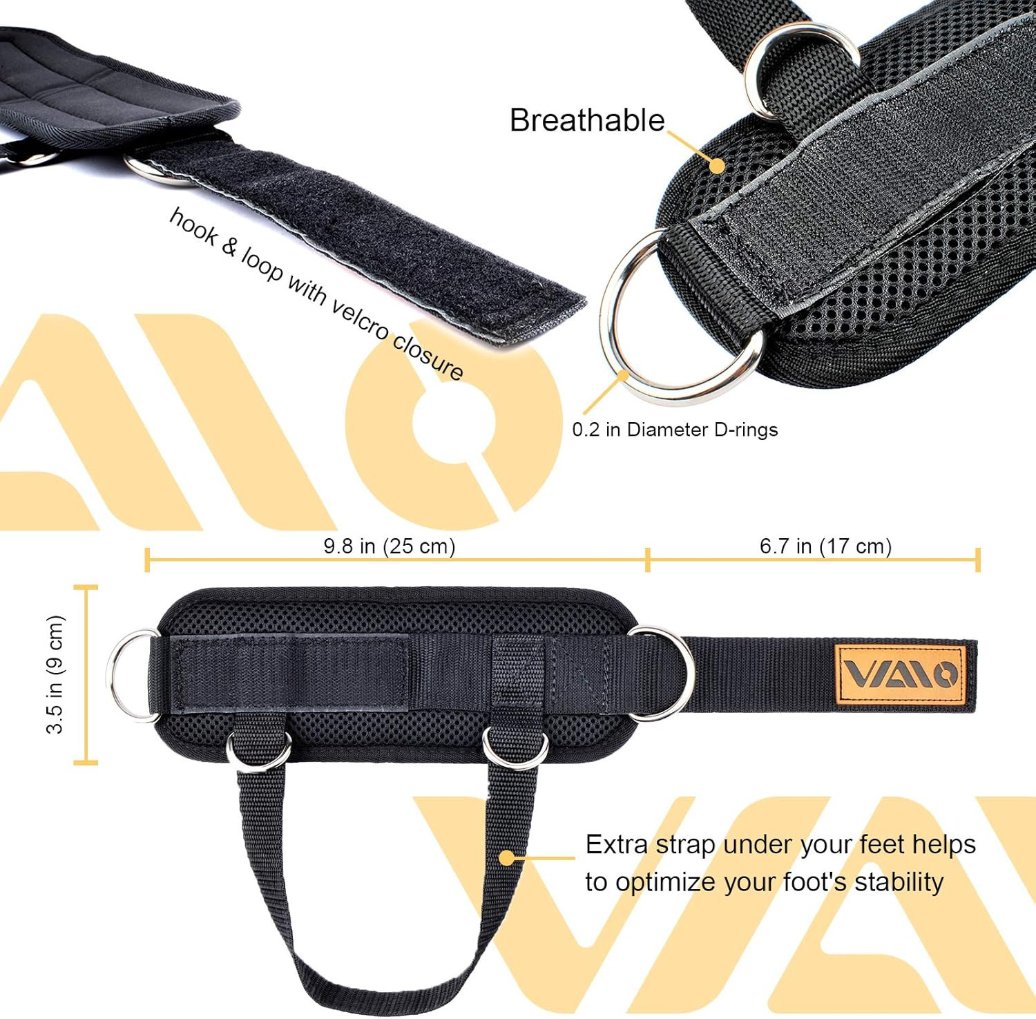 Adjustable Ankle Straps For Cable Machine Leg Workouts Glutes Hips And More