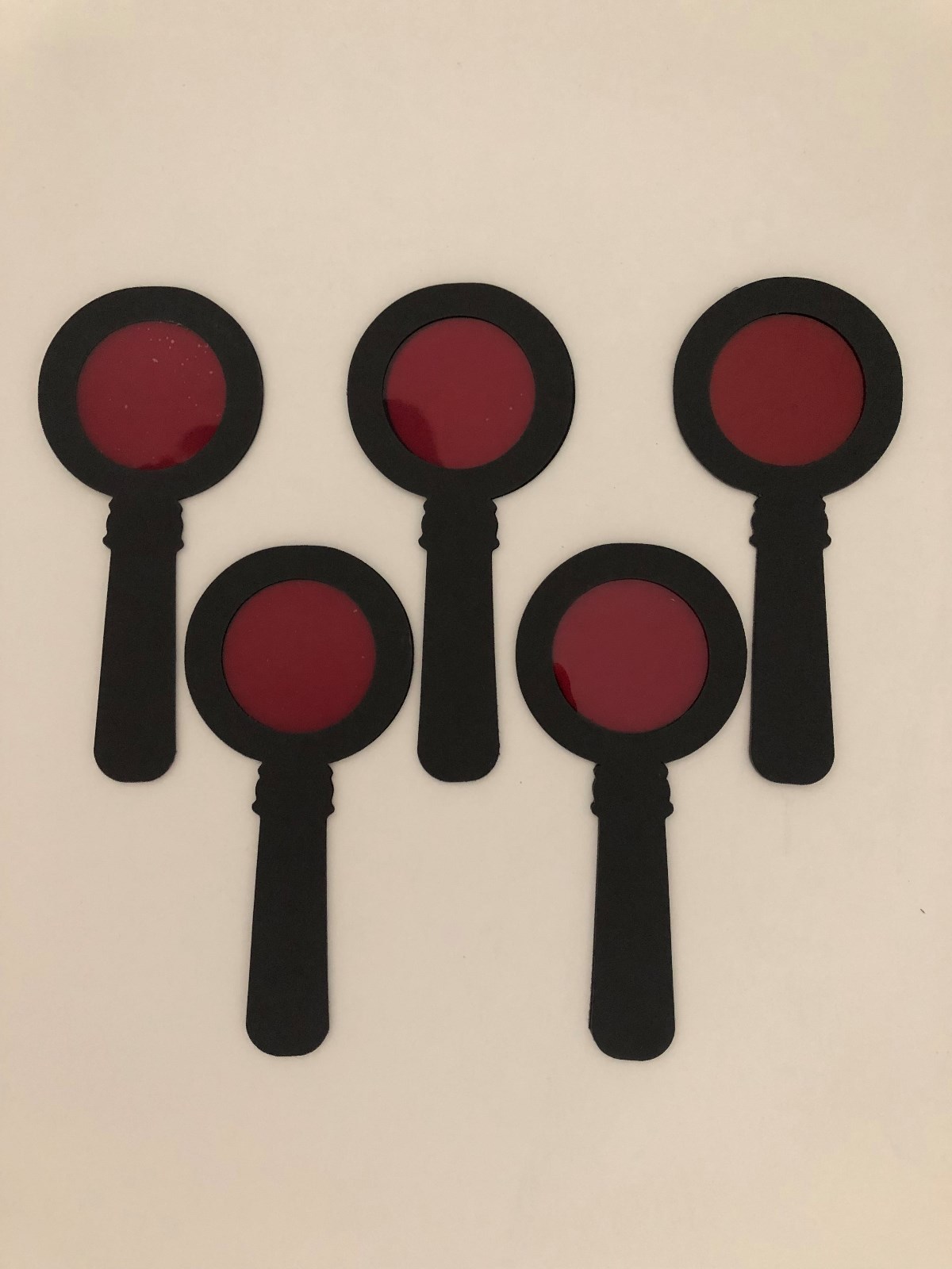 HIDDEN MESSAGE DECODER  / SECRET DECODER / RUBY DECODER / RED REVEAL DECODER
