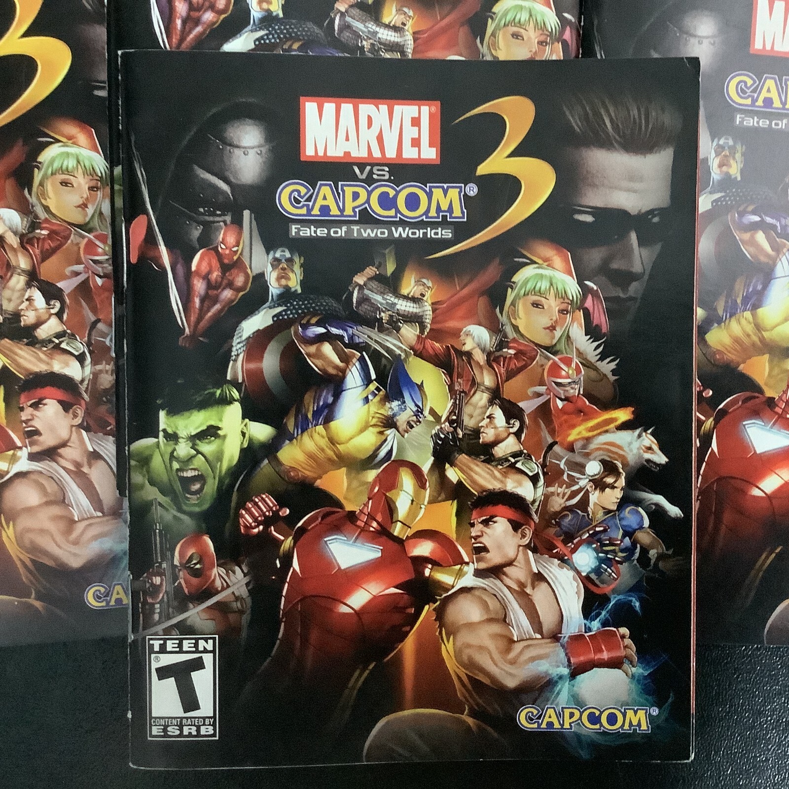 Marvel vs. Capcom 3 Fate of Two Worlds PS3 PlayStation 3 Instruction Manual Only