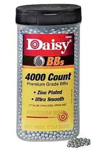 NEW DAISY MODEL #40 BOTTLE OF 4000 BB'S .177  4000 COUNT LARGE PACK SALE 5141114