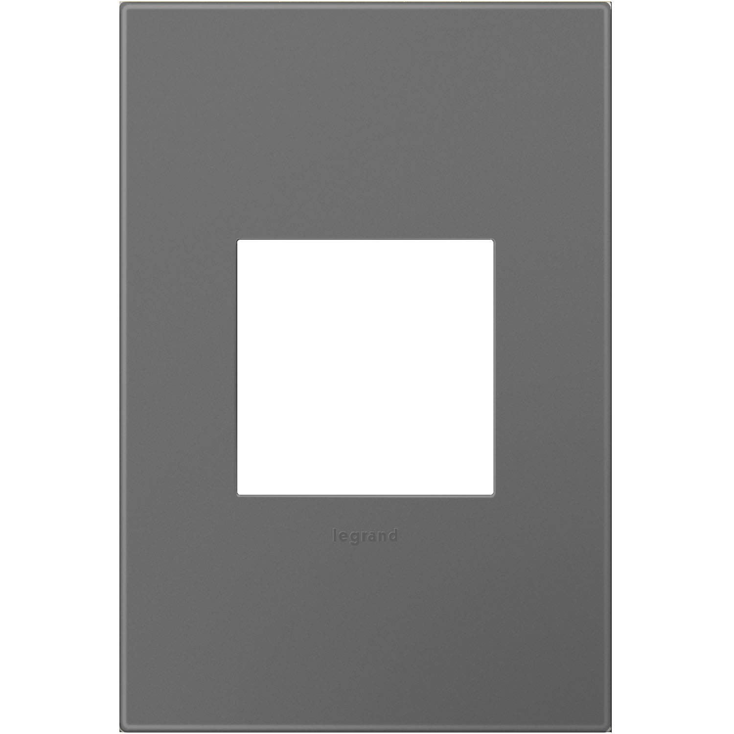 Legrand adorne 1-Gang Wall Plate (6, Magnesium)