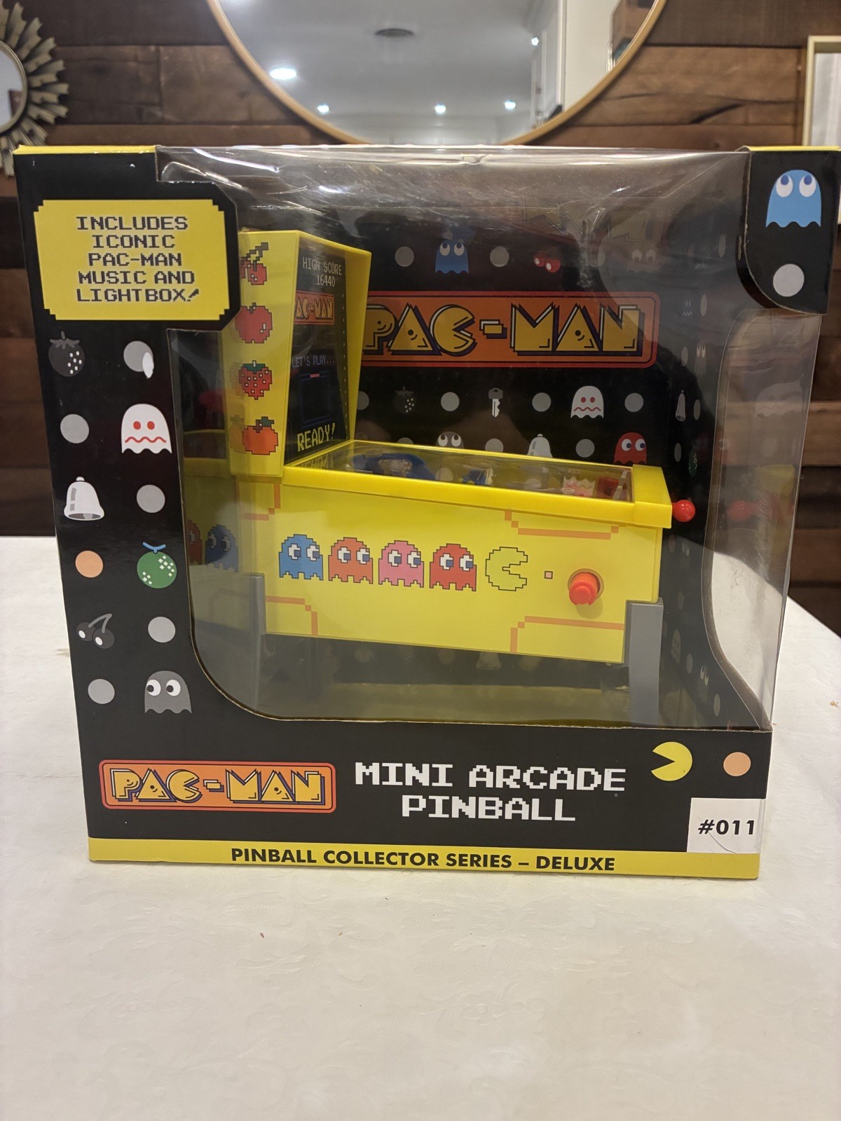 PAC-MAN Mini Arcade Pinball Machine Collector Series-Deluxe #11 • Christmas Gift