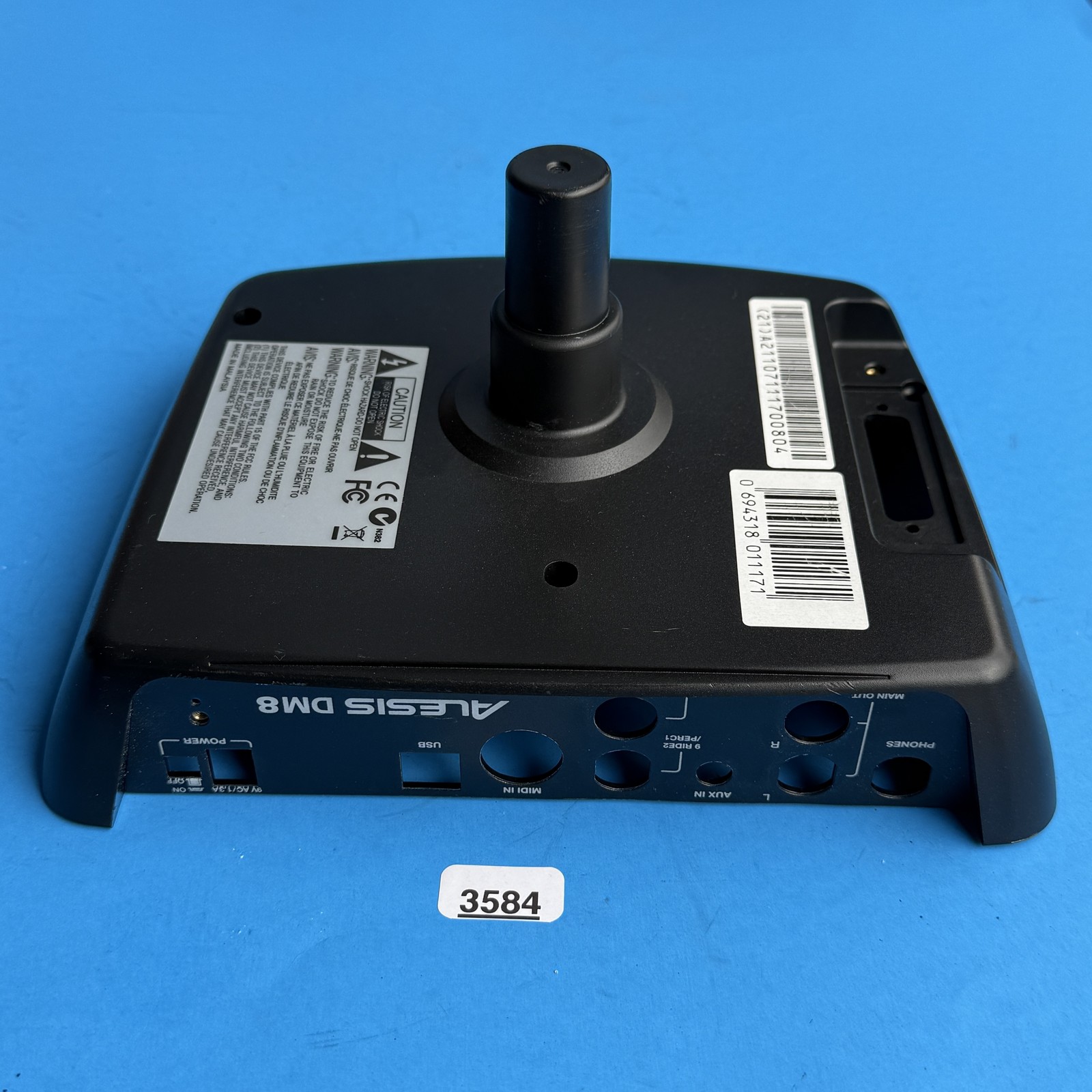 ALESIS DM8 Electronic Drum Replacement Part: Module Back Plate Cover