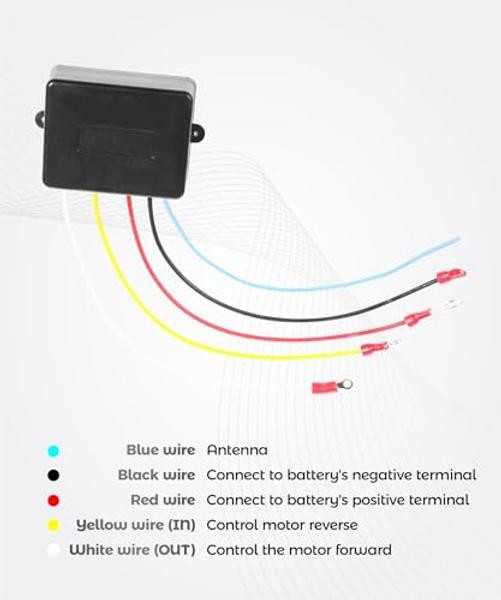 Car Accessories 5 Wire Winchs Controller - Towing Winch Remote