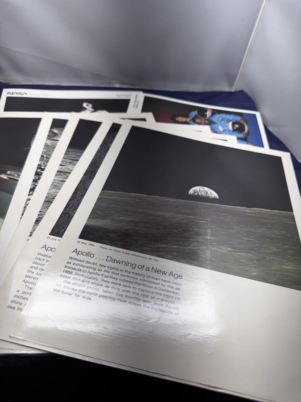 NASA Kodak Space Program Numbered Photographs Assorted Lot