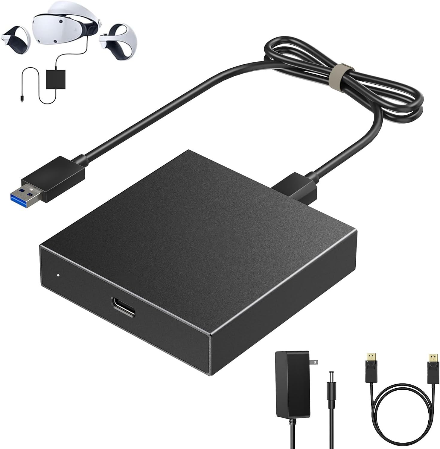 Adapter for VR2 Headset,Accessories Kit, VR2 to PC Converter for SteamVR Gaming