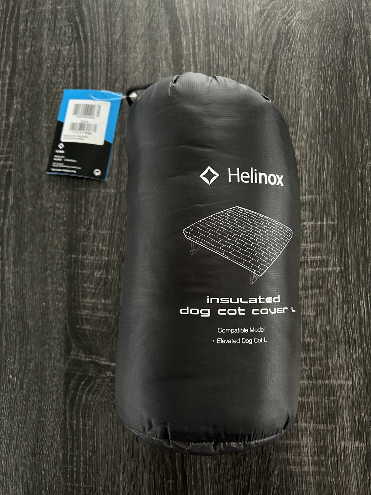 Helinox Insulated Dog Cot Cover Large Black