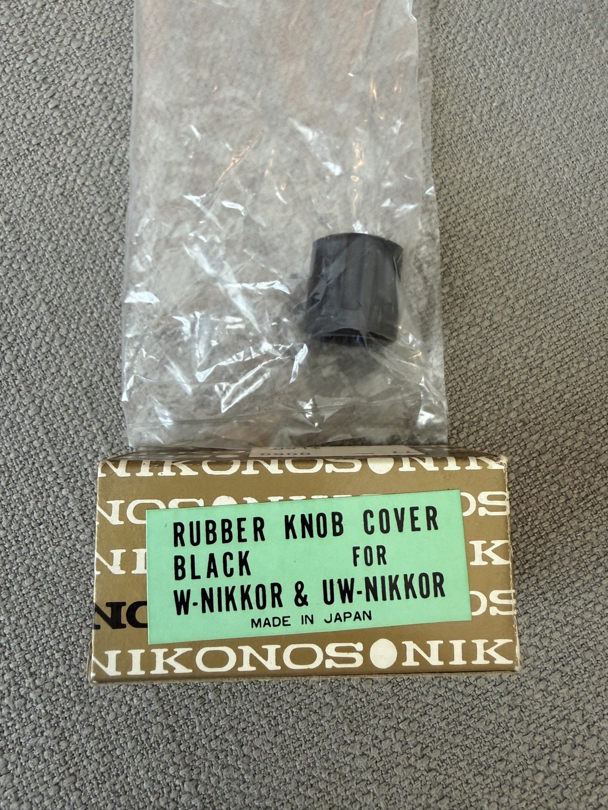 Nikkor Rubber Knob Cover Black for W-Nikkor & UW-Nikkor Camera Accessory, Black
