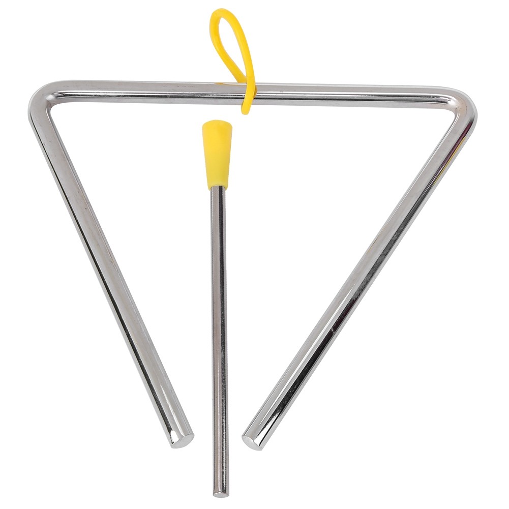 High Grade 6in Steel Musical Triangle For Children VVYX UVOD