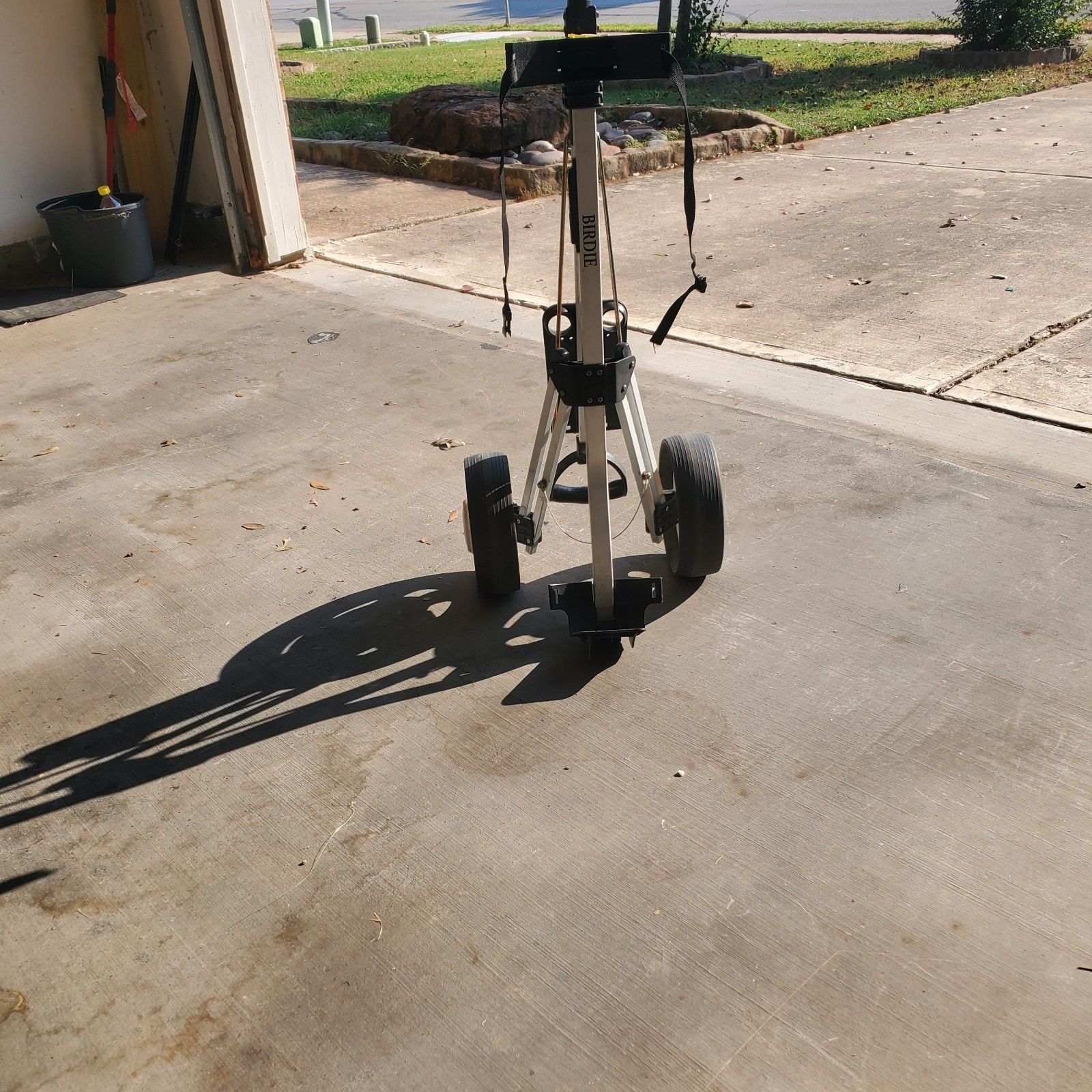 Golf Push-Pull Cart, Lightweight, Foldable, Adjustable Handle