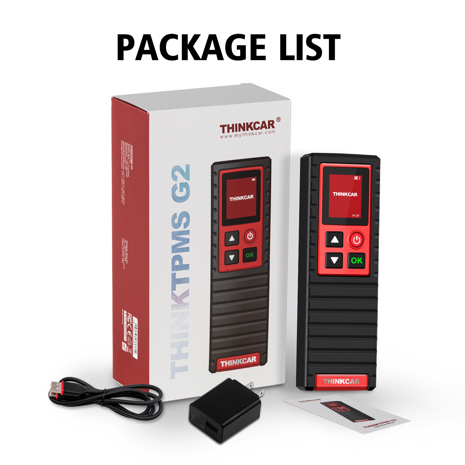 THINKTPMS G2 TPMS Relearn Reset Diagnostic Tool Tire Pressure Sensor Program