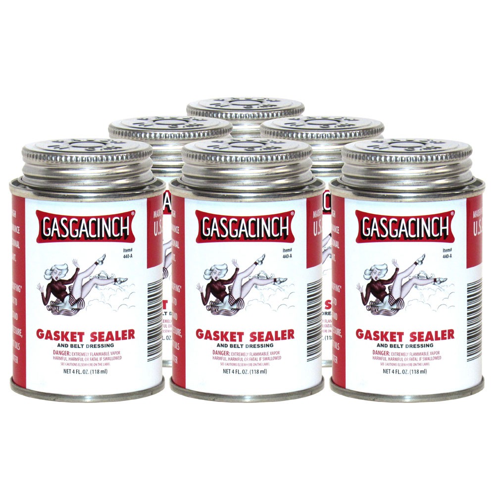 Gasgacinch Gasket Sealant 440-A(6-PACK); Gasgacinch 4.0 oz. Brush On