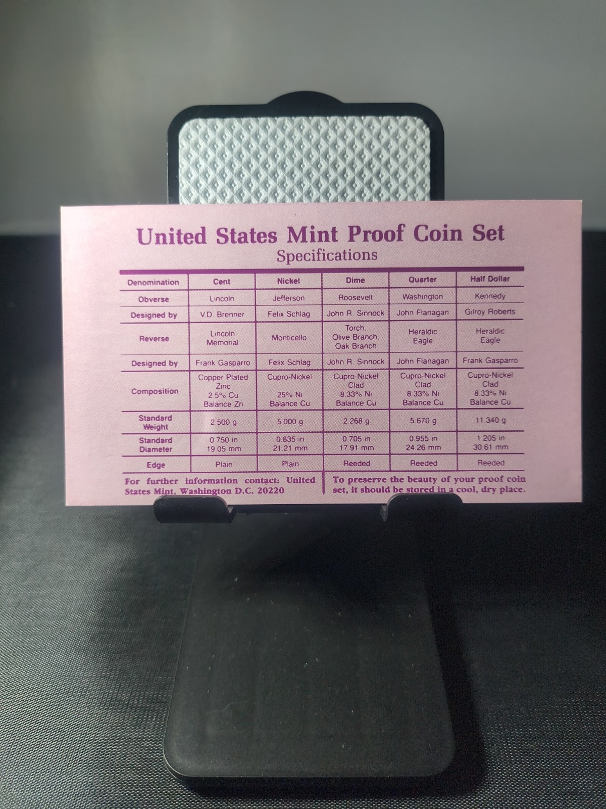 1991 - U. S. Mint Proof Set Coins - OGP - COA