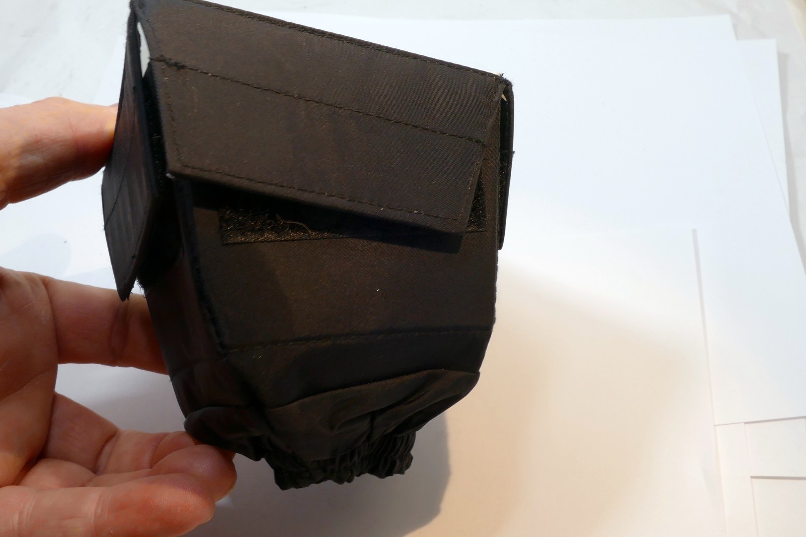 3.5X3.5" Mini SoftBox Flash diffuser soft dome w/ hook and loop honeycomb filter