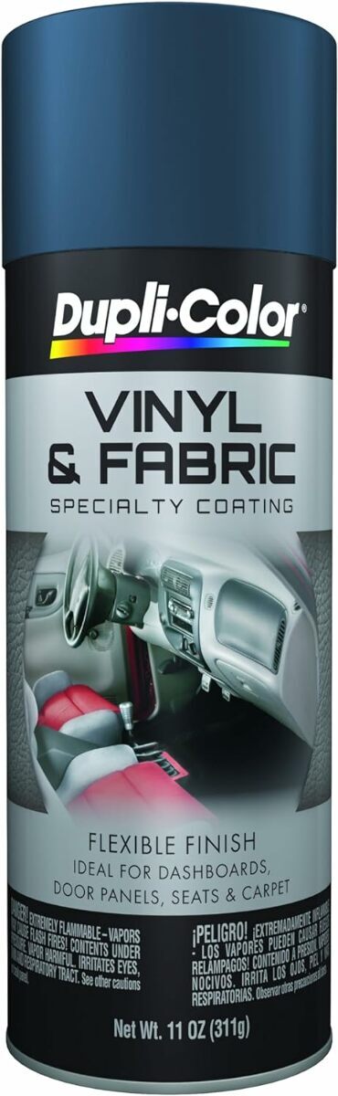 Dupli-Color HVP112 Vinyl and Fabric Coating Spray Paint Medium Blue 11 oz