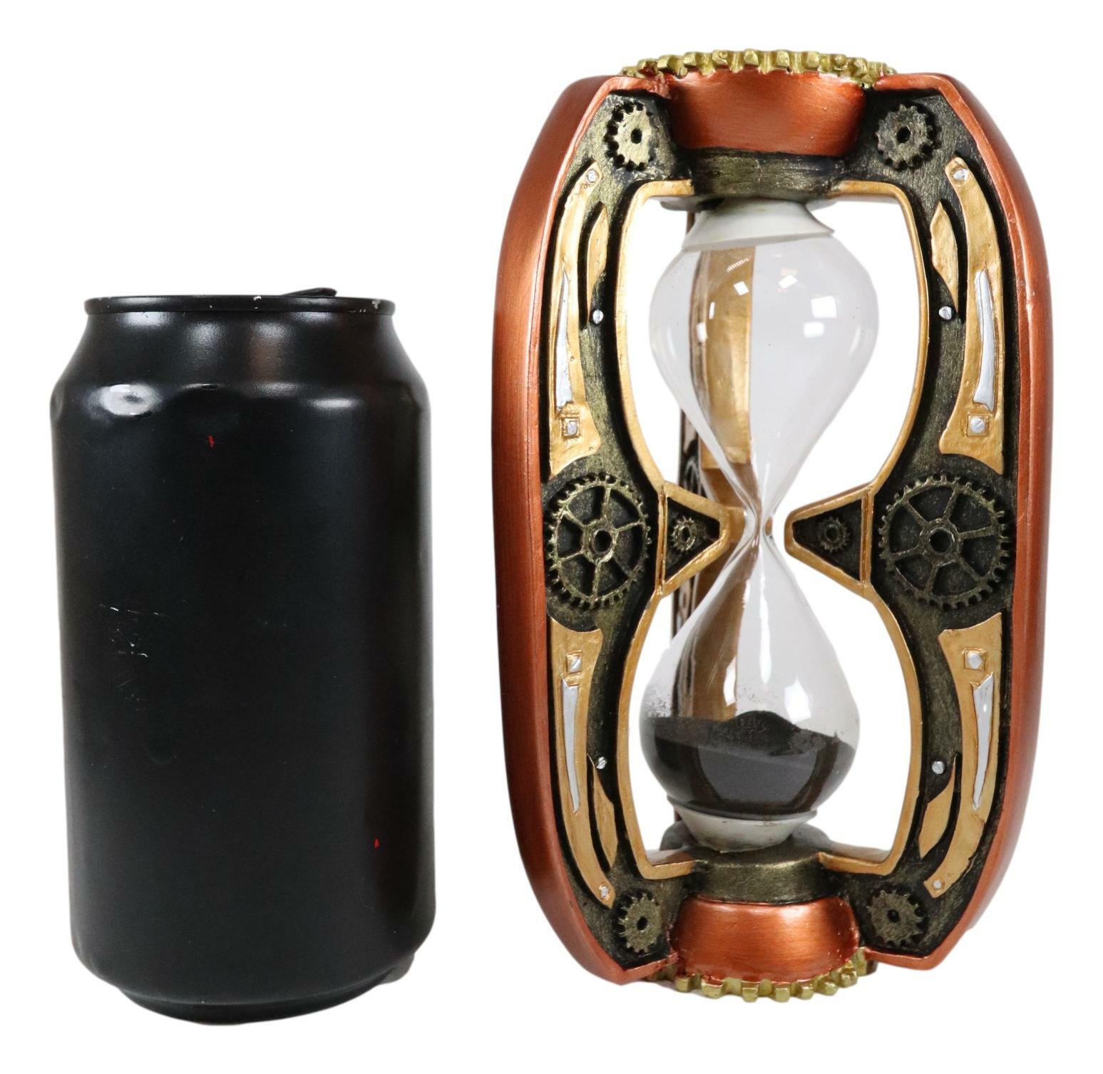 Ebros Past Present Future Time Warp Steampunk Gearwork Sandtimer Sand Timer