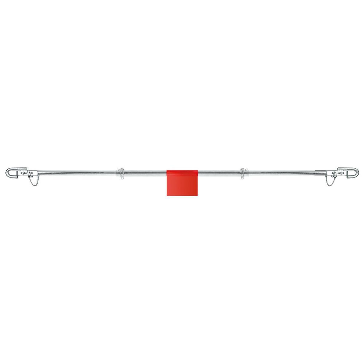 Tow bar lamp 2500 kg with towing hook length 180 cm galvanized