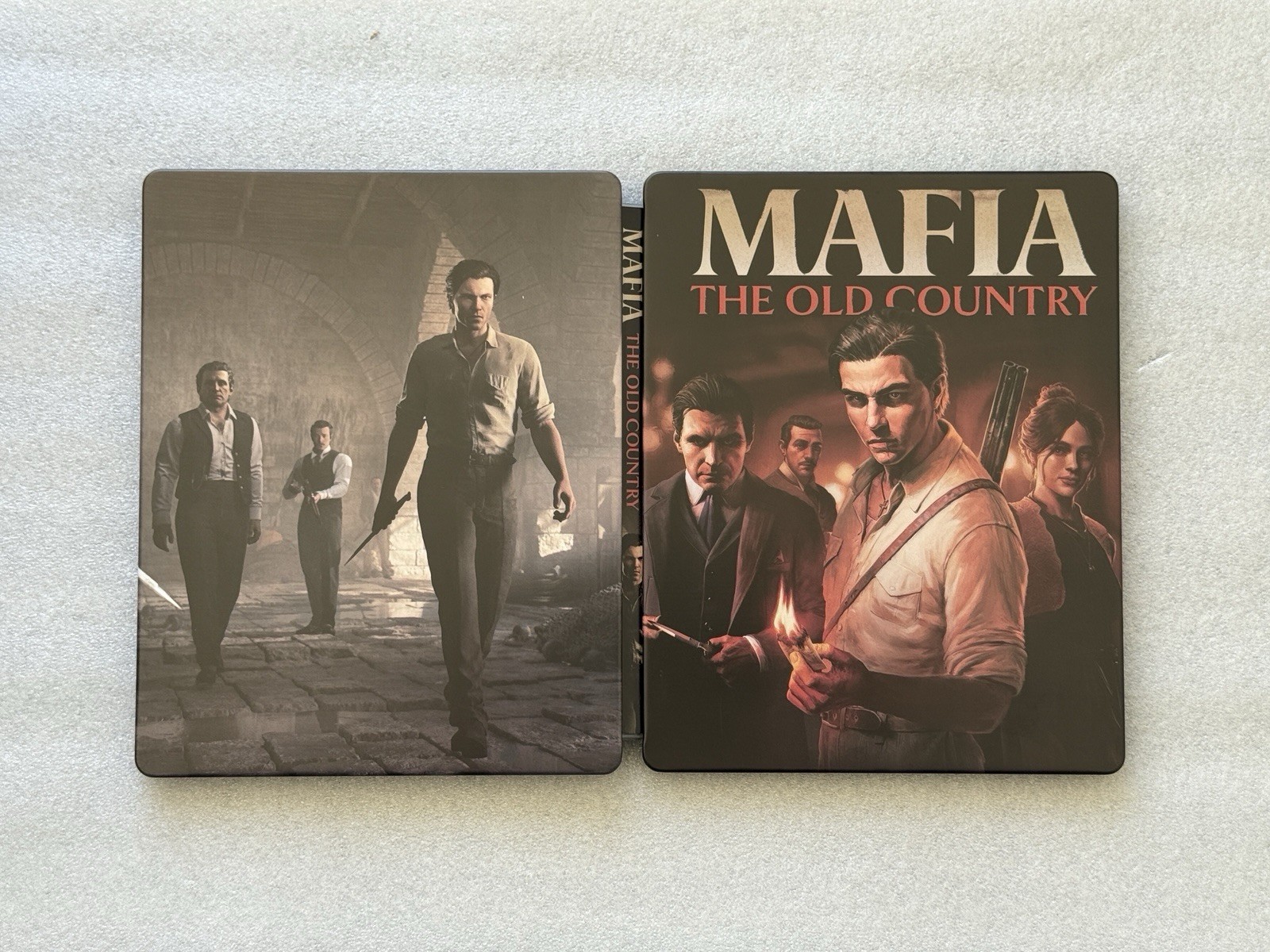 Mafia The Old Country Custom made Steelbook/SteelUp Case PS4/PS5/Xbox (No Game)
