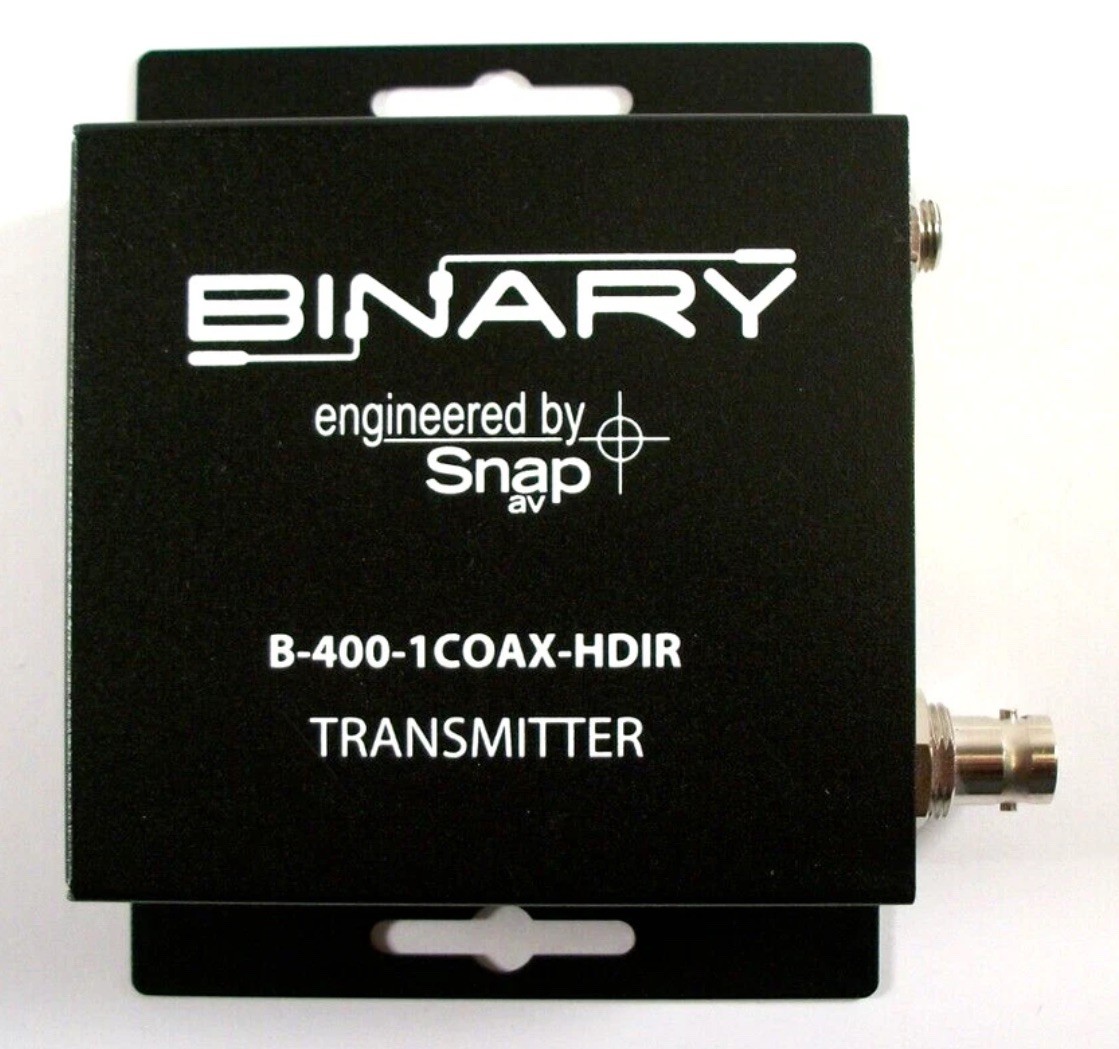Binary B-400-1COAX-HDIR Transmitter ONLY