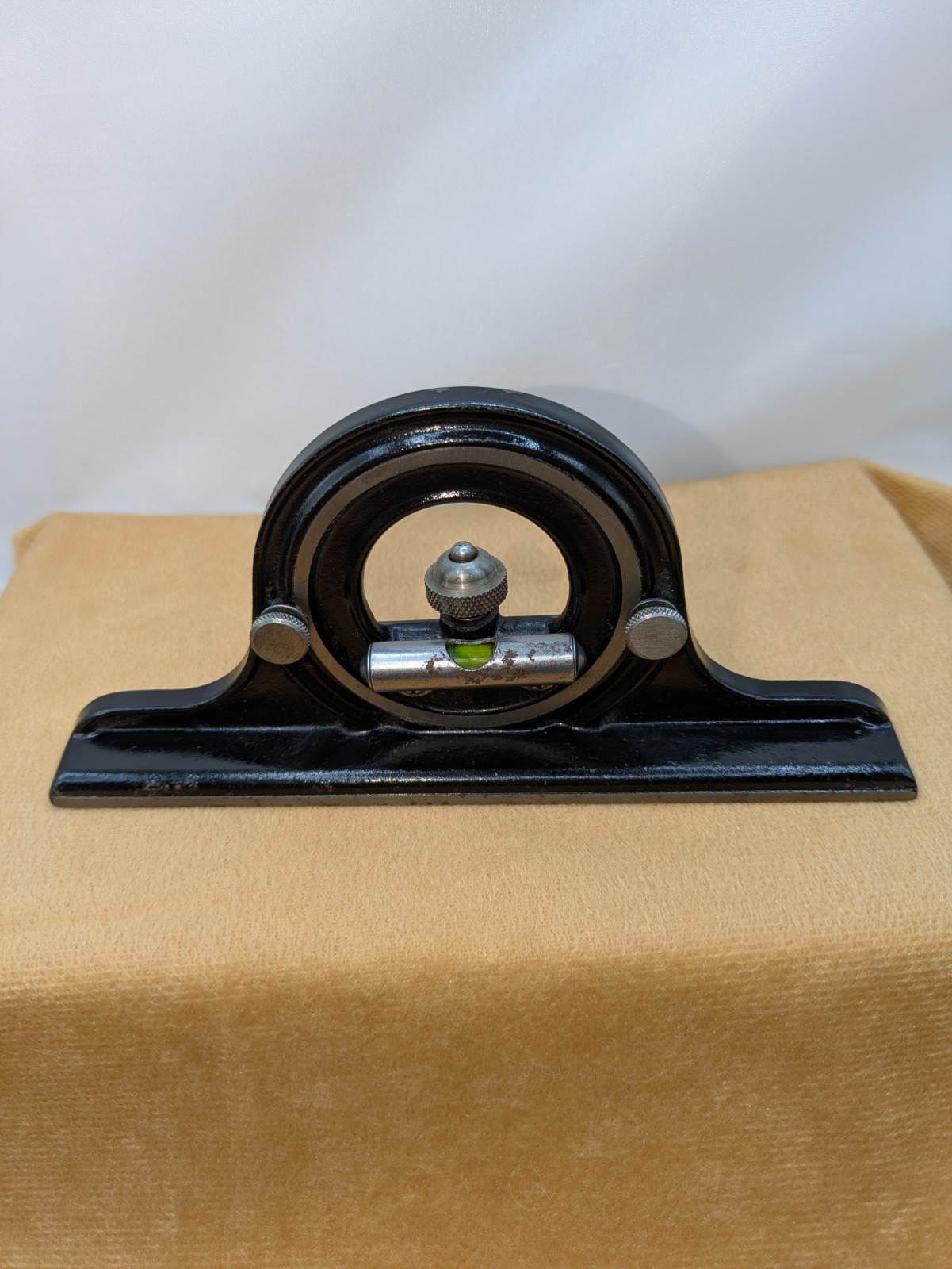 Vintage Brown and Sharpe Protractor with Level Rotating 7" X 3.5"