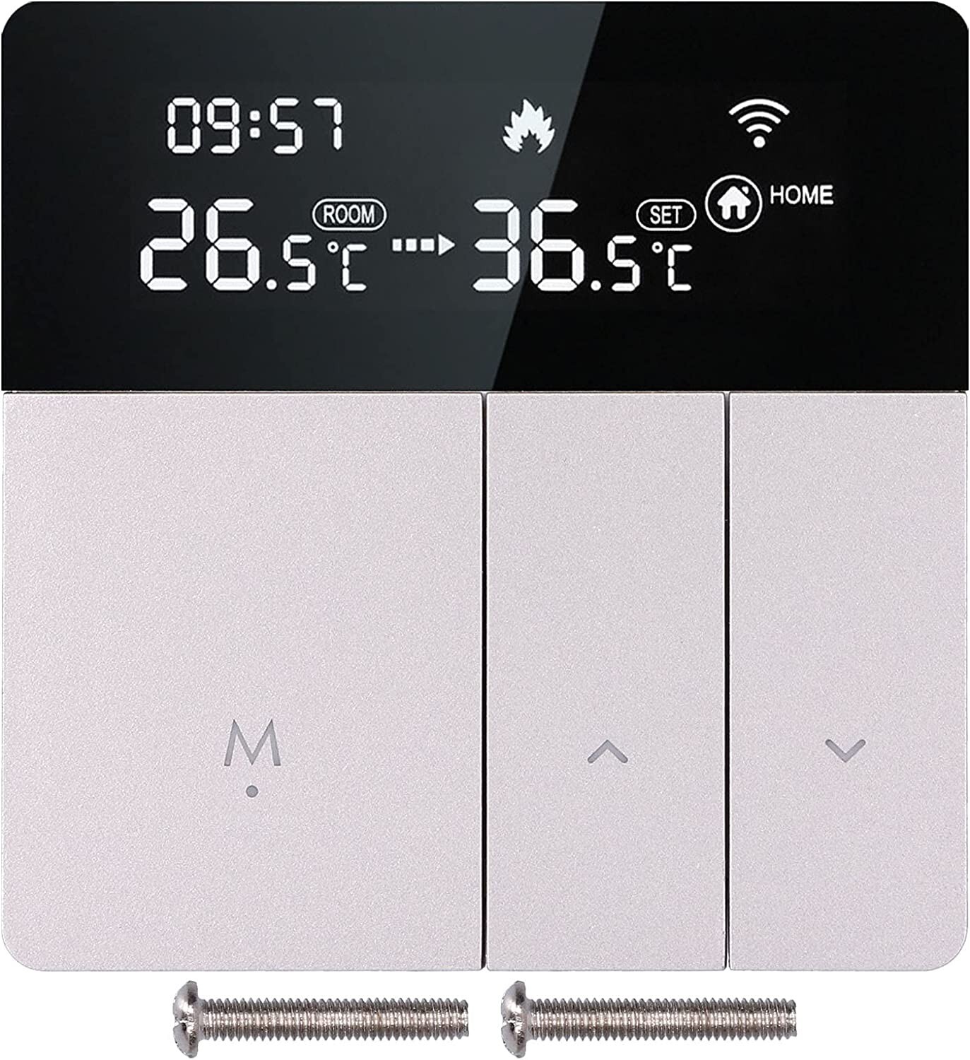 SALUTUY Intelligent Programming Control Thermostat, WiFi Intelligent Temp contrl