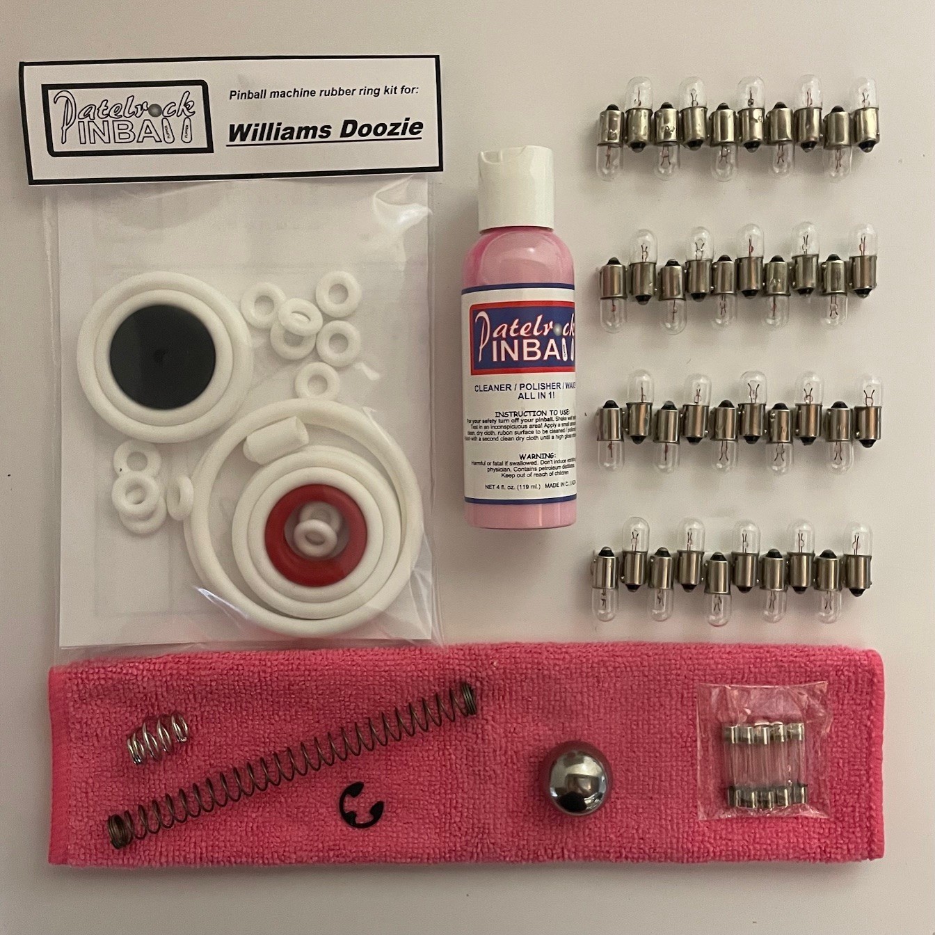 1968 Williams Doozie Pinball Machine Maintenance Tune Up Kit