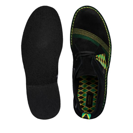 Clarks Desert Boot Jamaica Black Multi - 26155917