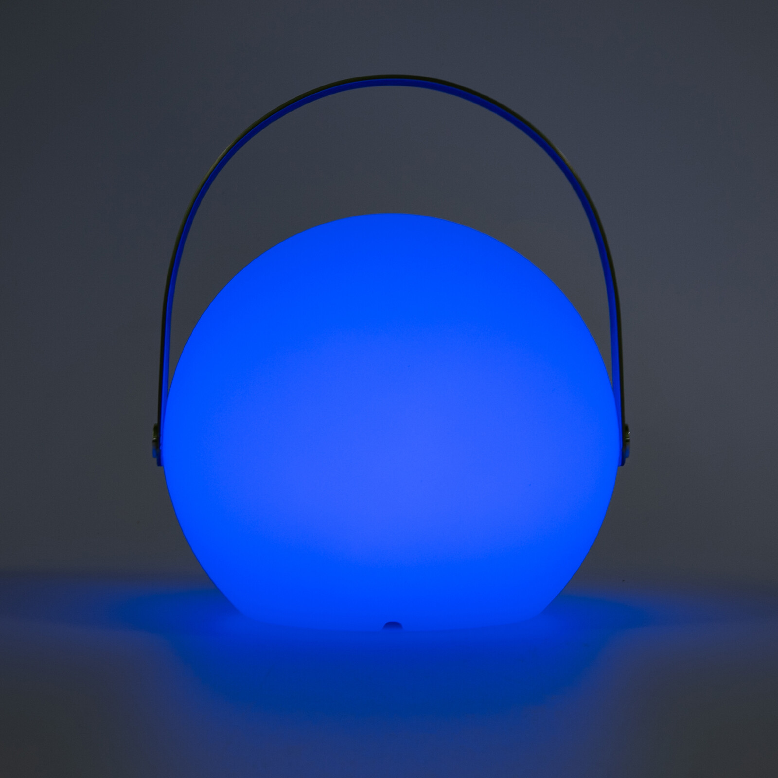 LED Table Lamp Sphere Dimmable w/ Handle Remote Control USB Battery Powered