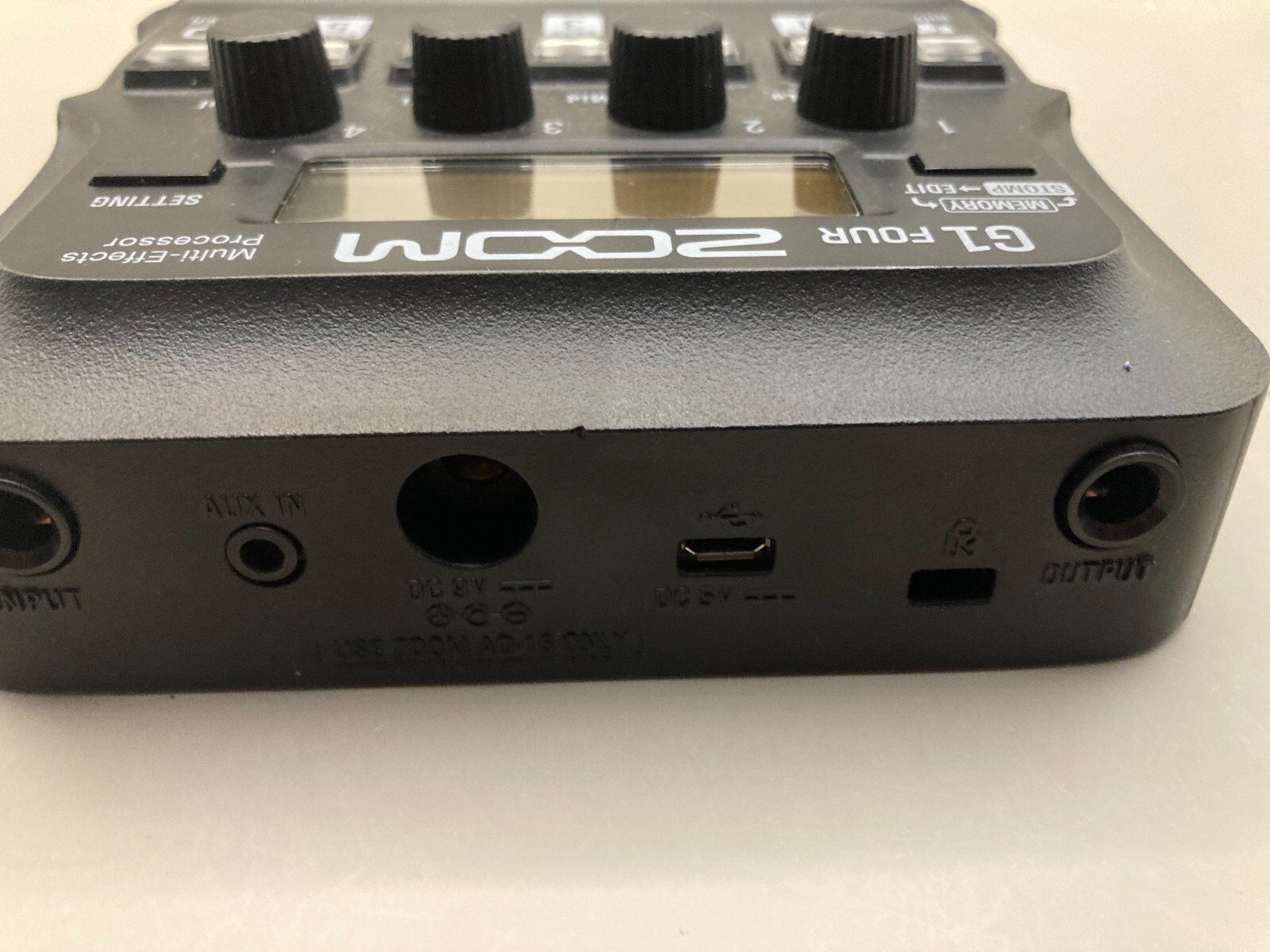 ZOOM G1 FOUR Multi-Effects Guitar Processor Pedal with Box - Used
