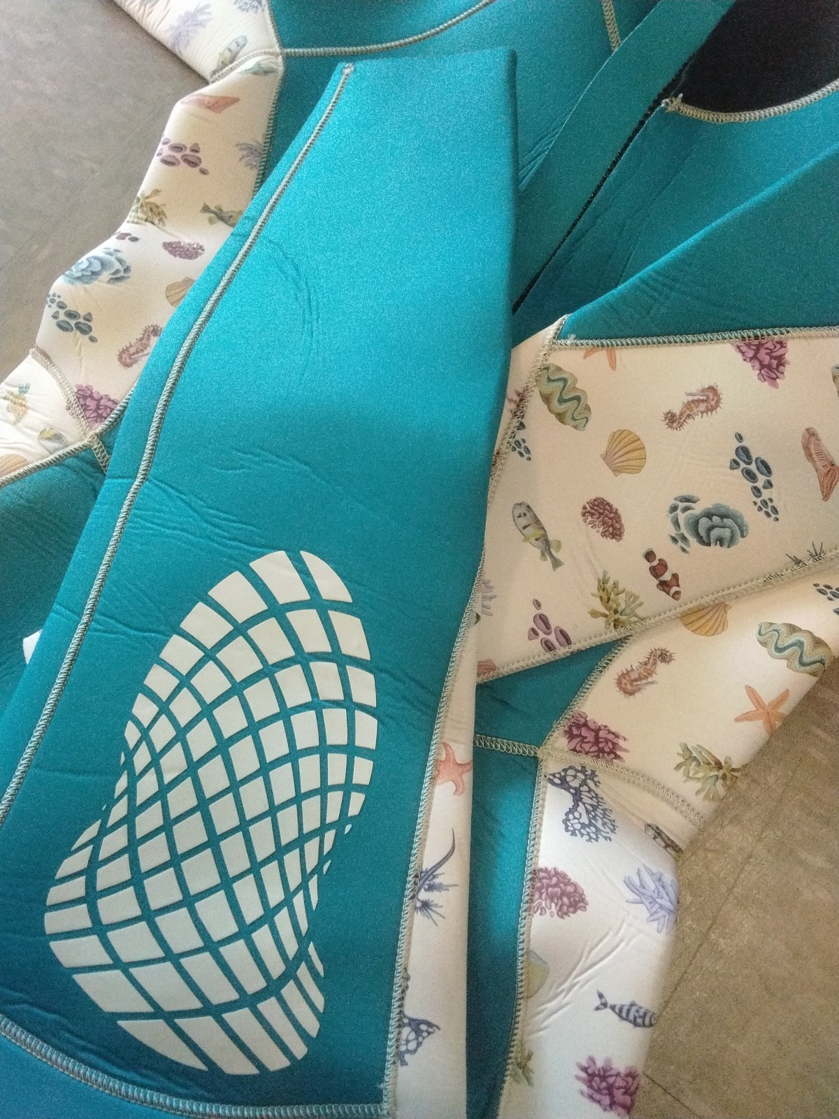 Divermon Teal Steamer 4mm Wetsuit