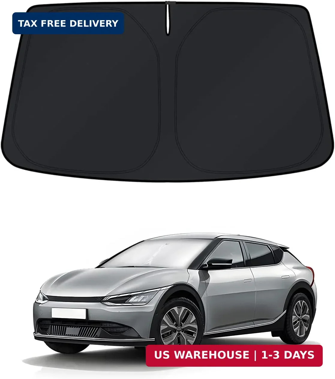 KUST Windshield Sun Shade for Kia EV6 2022 2023 2024 2025 2026 Window Accessorie