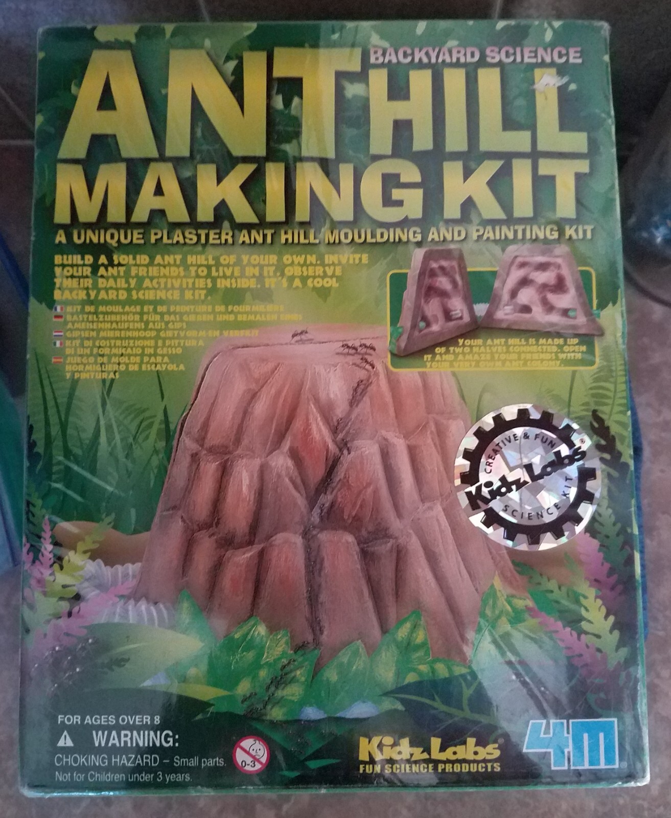 Ant Hill Making Kit Kidz Labs 4M Backyard Science Sealed Ages 7+