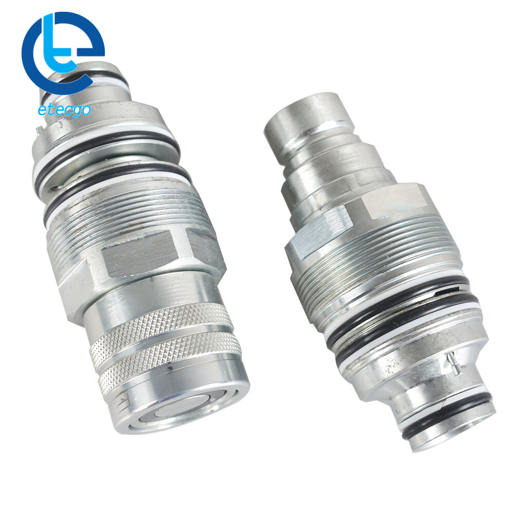 #6679837 6680018 Male & Female Flat Face Coupler Kit For Bobcat T250,T300,T320