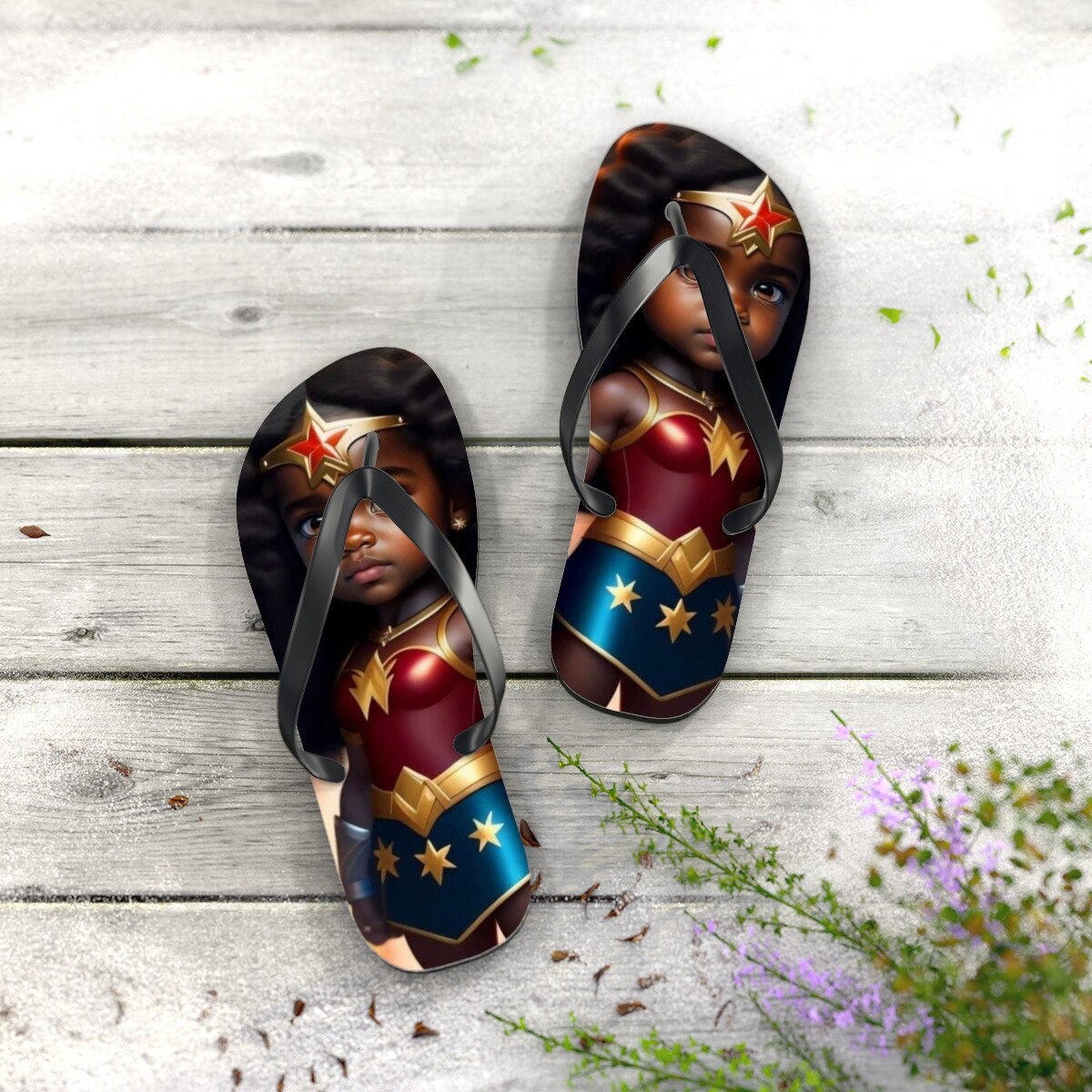 Wonder Girl Flip Flops