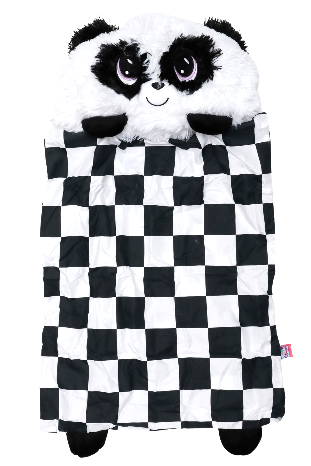 Fluffaluff Pets Happy Nappers Panda Size Medium Cuddly Pillow Cover