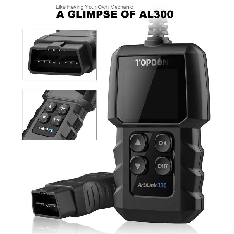 TOPDON AL300 Car Code Reader OBD2 Diagnostic Scan Tool For Ford Holden BMW VW