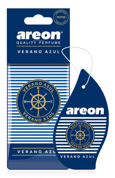 12 x Mon Areon Verano Azul luxury Car Air Fresheners (Seashore freshness)