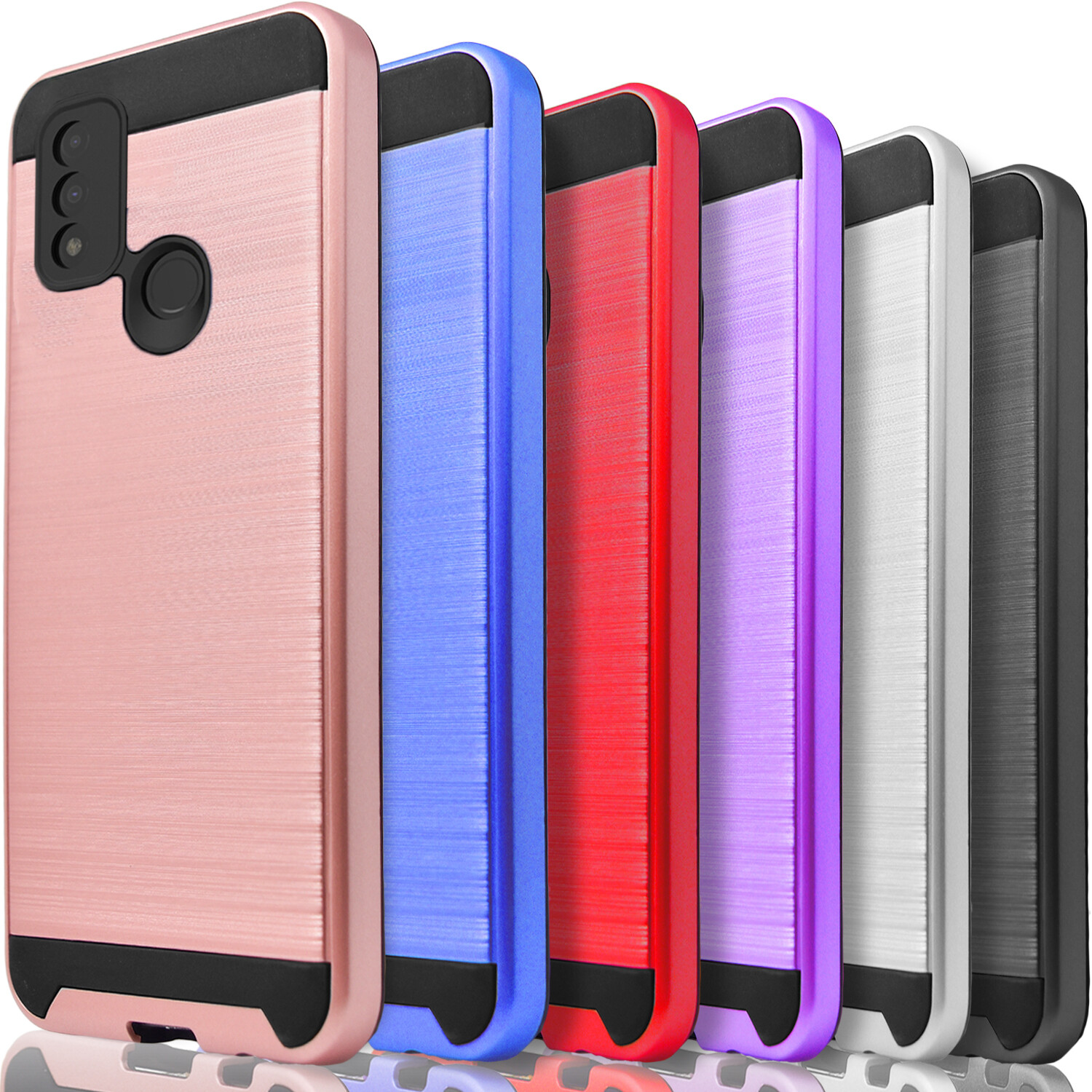 For Motorola Moto G Power 2020 Case Phone Cover + Tempered Screen Protector