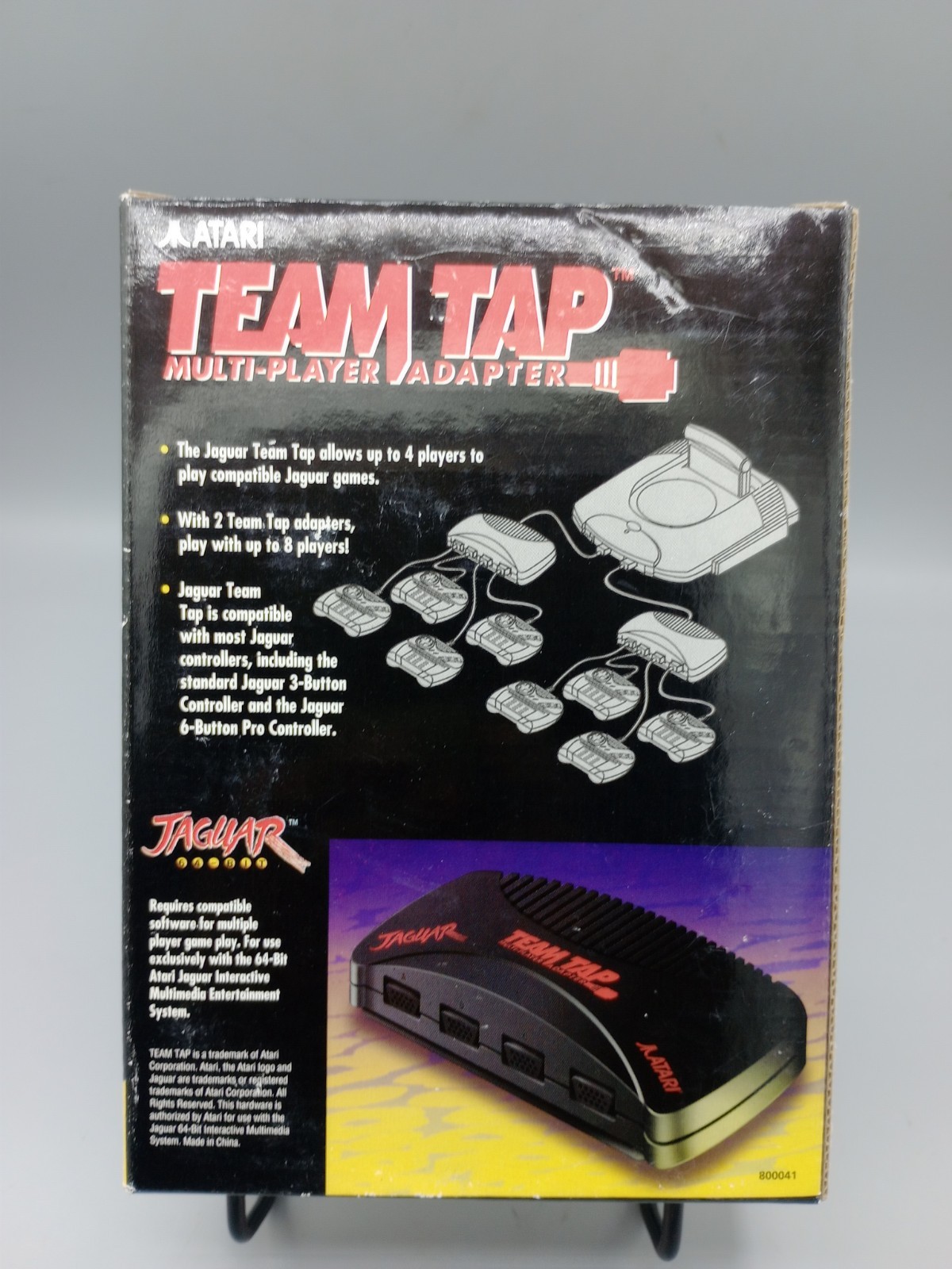 TEAM TAP Atari Jaguar Multi Player Adapter For Jaguar 64-Bit - NIB