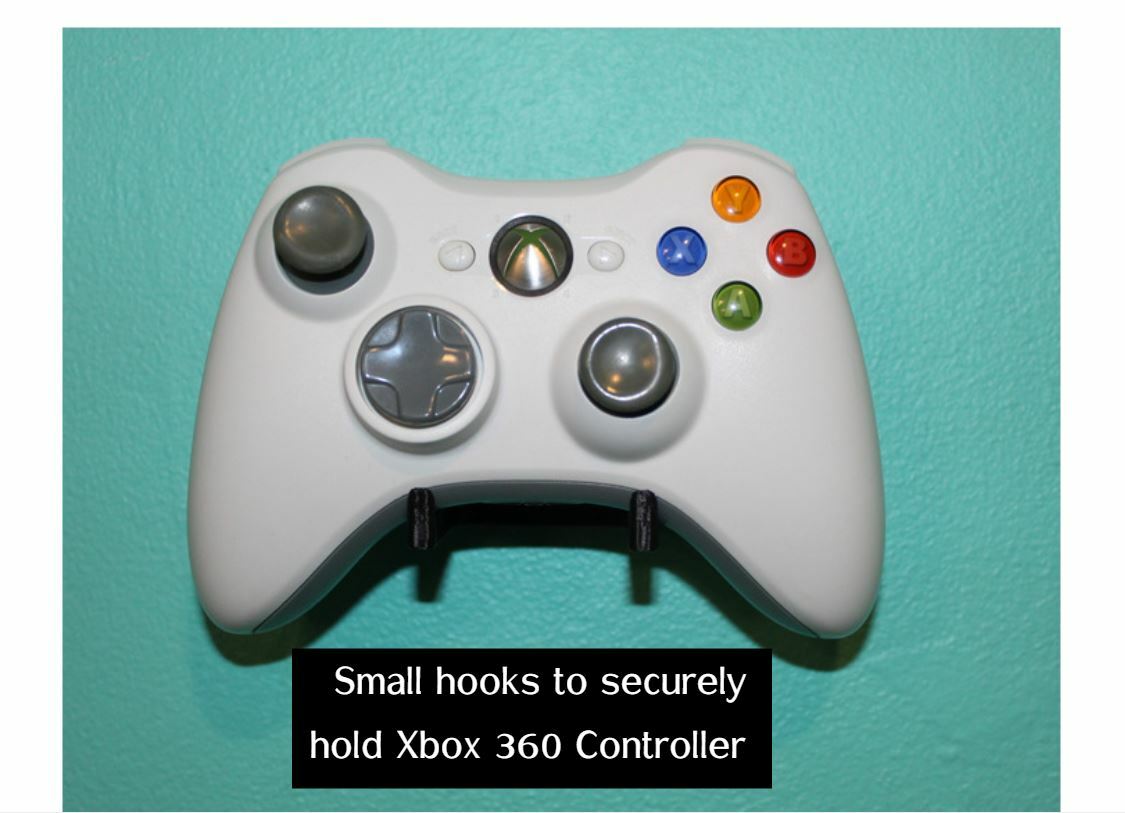 BUY 3 GET 1 FREE| XBOX 360 Controller Wall Mount/Display, Damage-Free, Microsoft