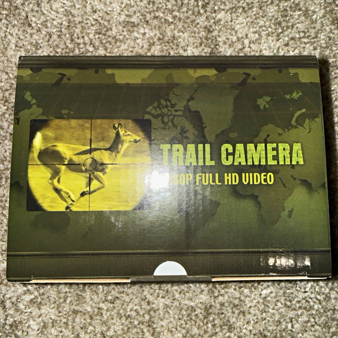 Trail Camera 1080P Full HD Video, Green, Electric Powered, for Hunting
